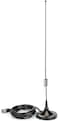 Tomvision - RT95 Mobile Antenna Dual Band Mobile VHF/UHF (144/430Mhz) Base-Load Magnet Mount and RG58 C/U Coaxial Cable with SL16/PL259 Connector for Mobile Ham Radio (1 Pack)