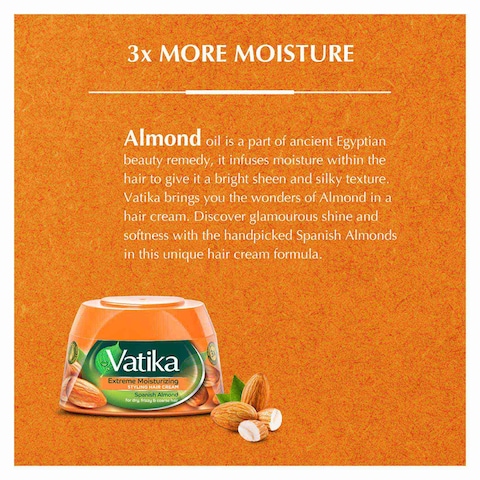 Vatika Naturals Extreme Moisturizing Style Hair Cream - 65ml