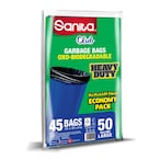 Buy Sanita Club Garbage Bags Biodegradable 50 Gallons 45 Bags in Saudi Arabia