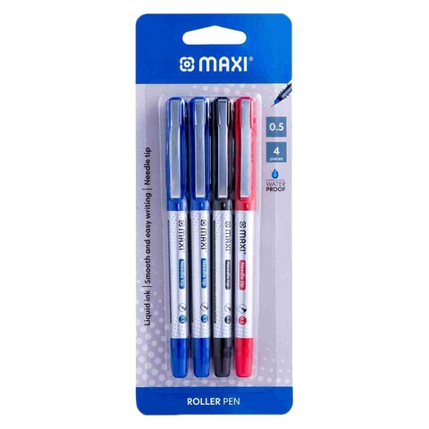 Maxi Gel Pen 4PC MultiColor