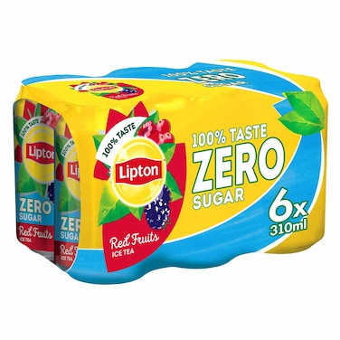 Lipton Red Fruits Ice Tea Zero 310ml &times;6