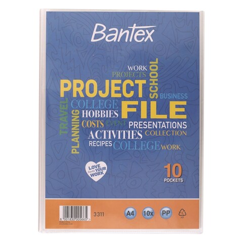 BANTEX FILES FLEXIBLE COVERS A4 10