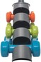 Dumbbells Weights Exercise &amp; Fitness Dumbbells Fixed Weight Dumbbell Set, 7 kgs with fancy dumbbell storage Rack