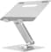Upergo AP-2VS Aluminum Height Adjustable Laptop Stand For Upto 11&quot; - 17&quot; Laptops, Silver