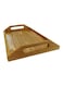 Generic Solid Wood Serving Tray Brown 49X32cm
