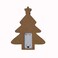 Wooden Neon Festive Tree Light 21x17cm
