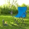 Egardenkart Camping Chair, Folding Camping Chairs for Adults with Armrests and Cup Holder and Carrying Bag, Lightweight Portable for Beach, Perfect for Caravan trips, BBQs, Garden, Picnic, (Blue)