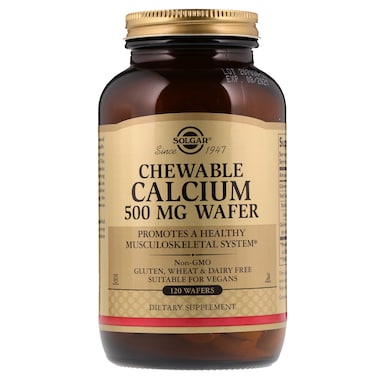 Solgar Chewable Calcium 500 Mg 120 Wafers