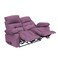 إن هاوس كرسي استرخاء مزدوج منجد بالمخمل - بنفسجي فاتح - NZ60