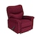 In House Velvet Classic Recliner Chair - Burgundy - NZ110
