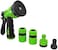 Abbasali Garden Hose Nozzle - Hand Sprayer - High Pressure Spray Gun With 8 Pattern Settings Watering - Pistol Grip