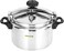 Royalford 7 L Aluminum Pressure Cooker- Rf11174, Equipped With Multi-Safety Device And Unique Pressure Indicator, Durable Aluminum Alloy Construction With Firm Handles, Compatible With Gas, Silver