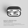VRS Design Modern Sand Stone designed for Airpods 3 case cover (2021) with Leather Strap - Sandstone