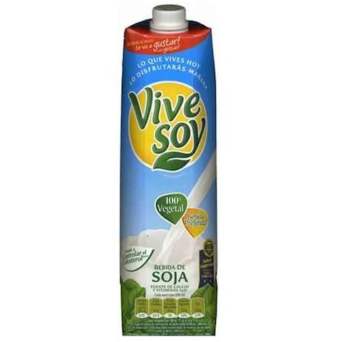 Pascual Vive Soy Drink Plain 1 Liter