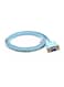 Generic Db9 Female To Rj45 Male Console Cable, Blue