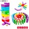 Xinhc, 48 Pcs Wooden Toy Stacking Board Games Tower Building Blocks Colorful Wooden Tumbling Tower Blocks Family Game And Children Educational Toy