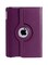Generic Leather 360 Degree Rotating Case Cover Stand For Apple iPad 2 Apple iPad 3 Apple iPad 4 Purple