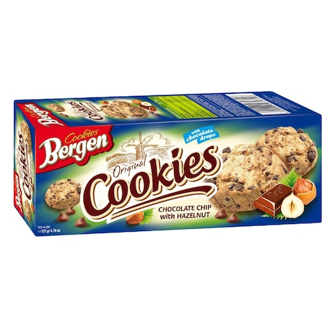 BERGEN CHOCO CHIP HAZELNUT COOK135G