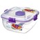Sistema Salad To Go 1.1L Purple Clip