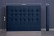 PAN Home Home Furnishings Vista Headboard Chanel Navy Blue L-160: H-125cm Navy Blue