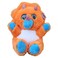 Cuddles Sparklez Dinosaur Animal Stuffed Toy Orange 20cm