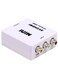 Generic - 1080p Resolution HDMI To AV Converter Adapter White