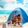 Beach Tent, Pop Up Beach Shade,UPF 50+Anti UV Automatic Sun Shelter Umbrella,for 2 Person with Carry Bag(Blue)