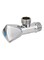 Generic Angle Valve Silver 0.5Inch