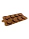 Liying Multipurpose Silicone Baking Mould Brown 10X22X1cm