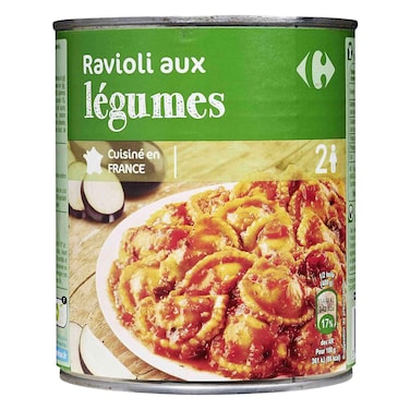 Carrefour Ravioli Vegetables 800GR