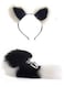 Generic Cat Tail And Headband Ears Masquerade