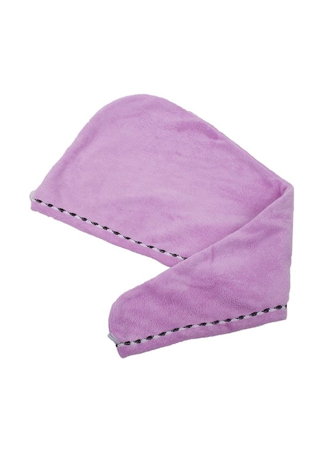 Generic Towel Shower Cap Purple 64 X 25cm