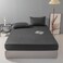 Luna Home-Single Size 3 Piece Set, Bedsheet with 2 Pillow Cases, Black Color