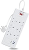Honeywell 6 Out Surge Protector with Master Switch