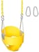 RBWTOYS Outdoor Toddler Swing High Back safety seat with Colorful Chains.  Model RW-13126. yellow