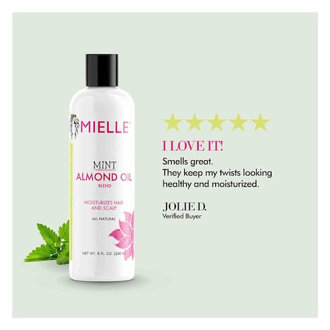 Mielle Organic Mint Almond Hair Oil 240ml