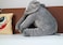 Eazy kids plush pillow Big Size Grey