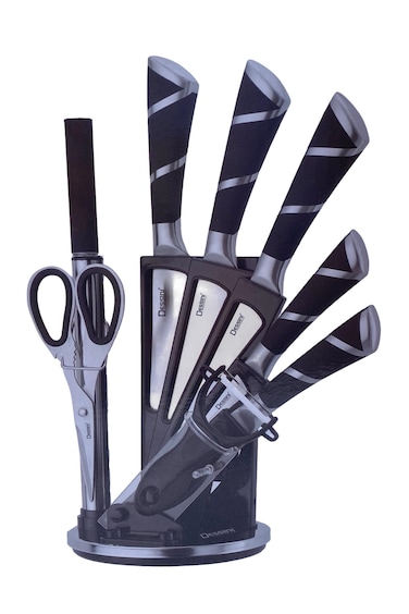 Dessini 9-Pieces Kitchen Knife Set With Acrylic Block