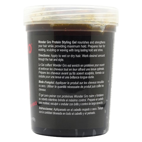 WONDER GRO PROTEIN STYLING GEL 907G