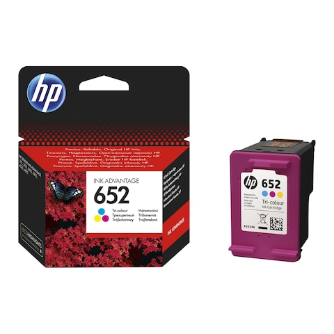 HP 652 Tri-color Original Ink Cartridge  F6V24AE