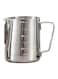 المفرج إبريق صنع رغوة الحليب من الإستانلس ستيل فضي