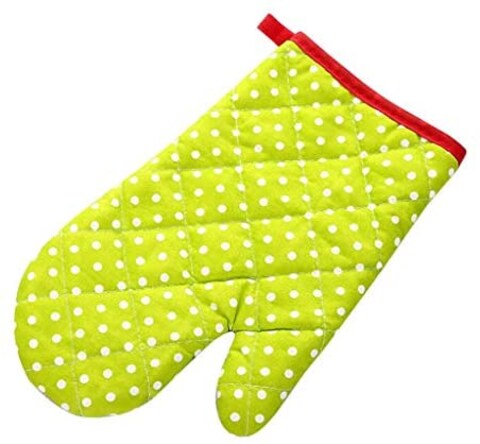 Generic Kitchen Cooking Microwave Oven Gloves Mitts Dot Pot Pad Heat Proof Protected