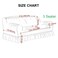Jacquard Fabric Stretchable Three Seater Sofa Cover Grey