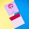 Greeting Card Miss You Text and 3D Wooden Embellishment with Coloured Envelope 10cm