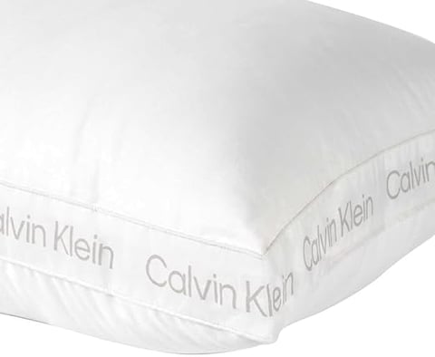 Calvin Klein Premium Luxury Queen Size Pillows 100 Cotton 2 Pack White Color