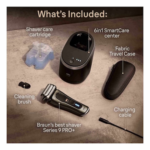 Braun Series 9 Pro+ Electric Shaver 9569cc, Gold
