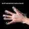 Decdeal - Disposable PE Gloves Single Use Transparent Gloves Latex Free Food Prep Safe Glove for Home Cleaning Restaurant Kitchen Catering Use 200PCS/Box