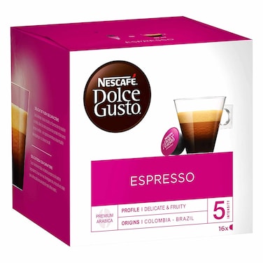 Nescafe Dolce Gusto Espresso Coffee Pods 88GR 16 Pieces