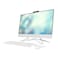 HP All In One 200 G4 AIO - J85I1E Brand New 12th GEN., I5-1235U, 8GB, 1TB HDD, 21.5, FHD, Snow White, ENG KB, DOS, With Keyboard And Mouse