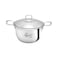 Zinox Stainless Steel Stew Pot - 18 Cm - Silver